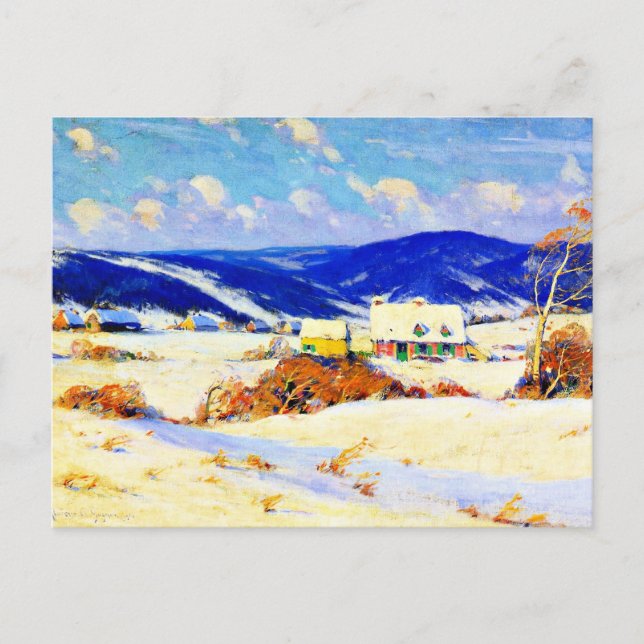 Gagnon - In the Laurentians Winter Postcard (Front)