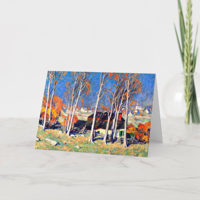 Gagnon - Lonely Village on the Saint Laurence Card (Front)