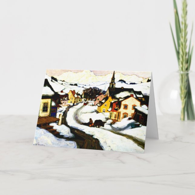 Gagnon - Village in the Laurentian Mountains Card (Front)