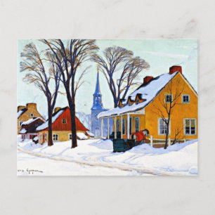 Gagnon - Winter Morning, Baie-Saint Paul Postcard