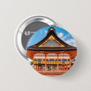 Gai-Haiden, Fushimi Inari-Taisha shrine, Kyoto #2 6 Cm Round Badge