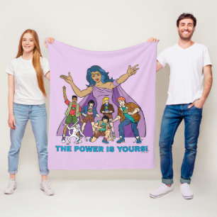 Gaia and the Planeteers Graphic Fleece Blanket