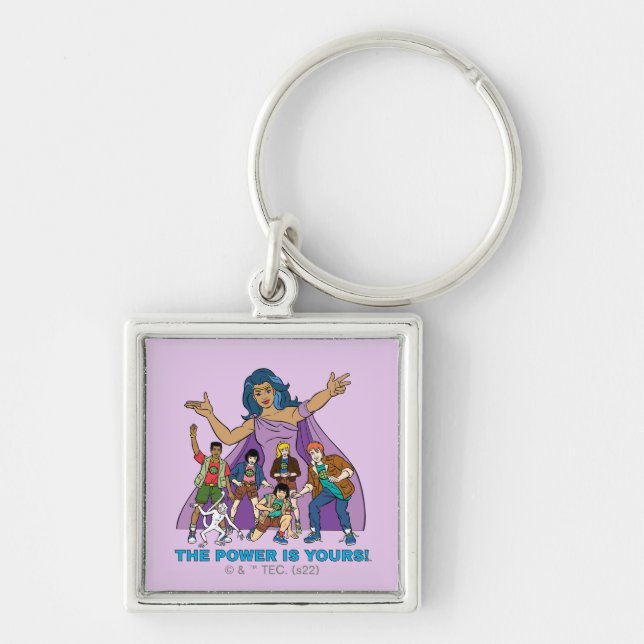 Gaia and the Planeteers Graphic Key Ring (Front)