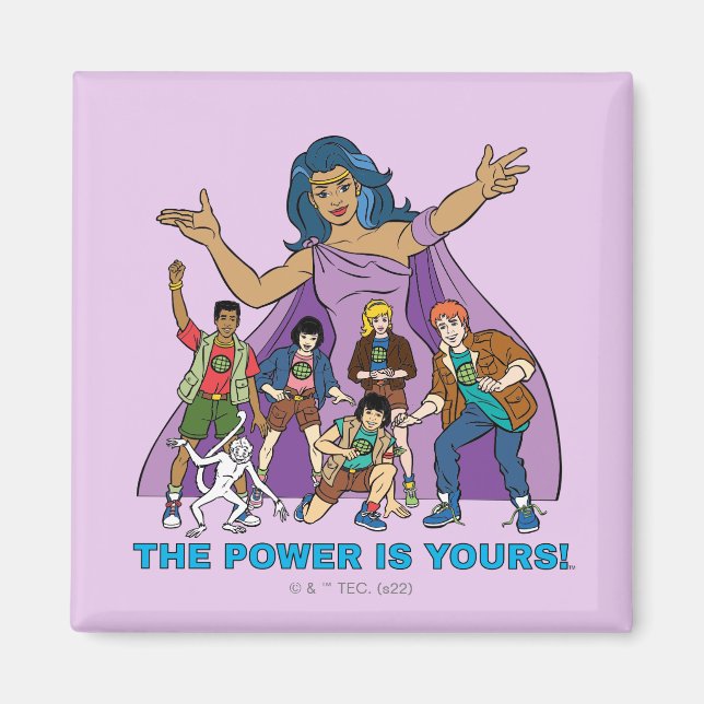 Gaia and the Planeteers Graphic Magnet (Front)