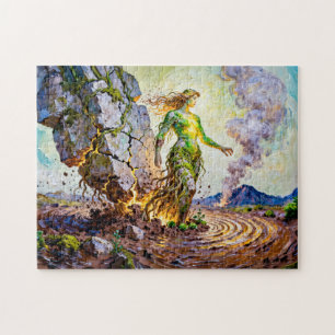 Gaia Goddess of Earth from Greek Mythology Jigsaw Puzzle