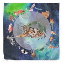 Gaia Goddess Tarot/Altar Cloth Bandanna