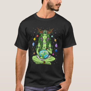 Gaia Greek Goddess Pagan Mother Earth Hippie Natur T-Shirt