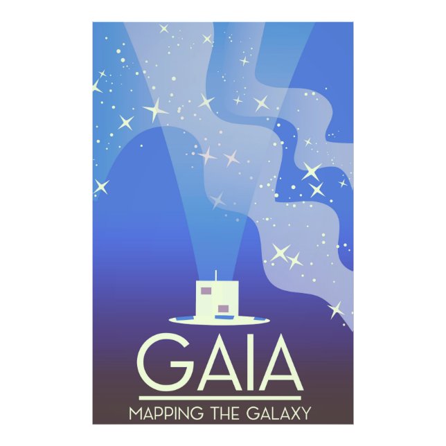 GAIA Mapping the Universe Photo Print (Front)