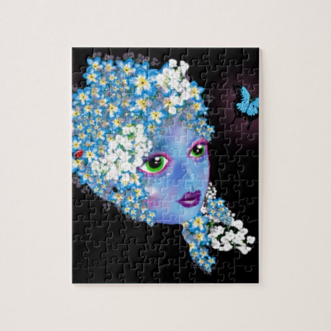 GAIA Mother Earth Pagan fantasy Art by LeahG Jigsaw Puzzle (Vertical)