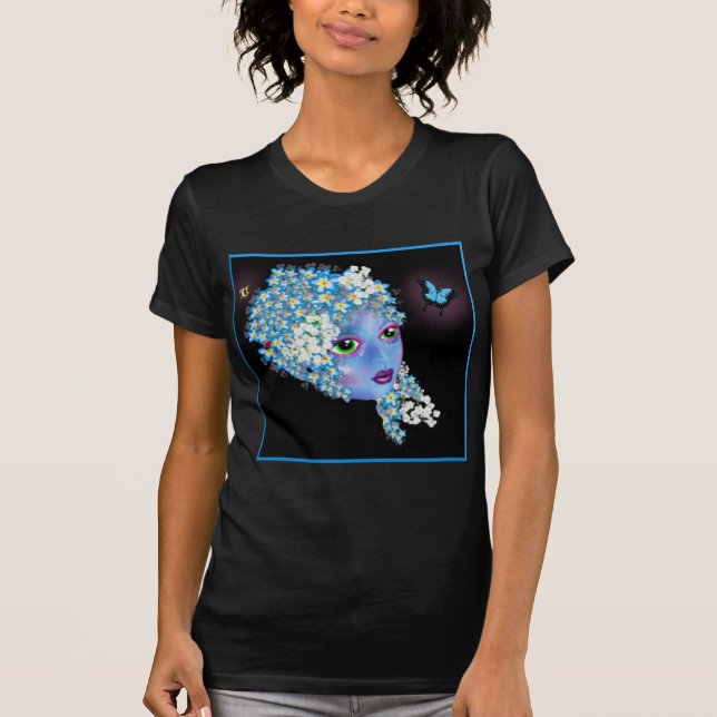 GAIA Mother Earth Pagan fantasy Art by LeahG T-Shirt (Front)