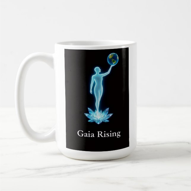 Gaia Rising Mug 11 Oz Or 15 Oz (Left)