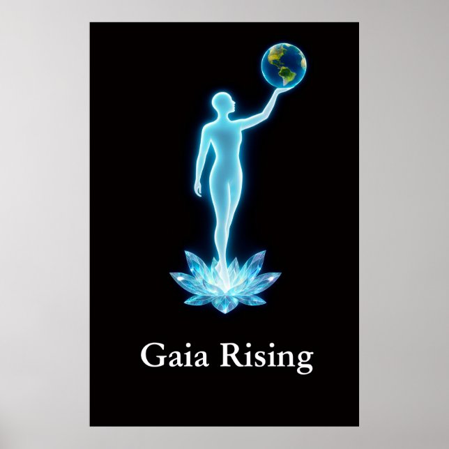 Gaia Rising Wall Art / Poster (Front)
