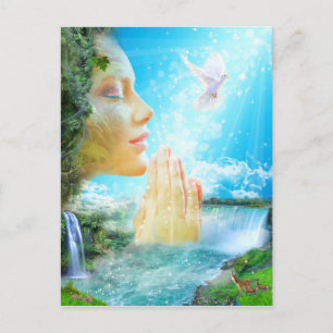 Gaia - the spirit of the living Earth Postcard