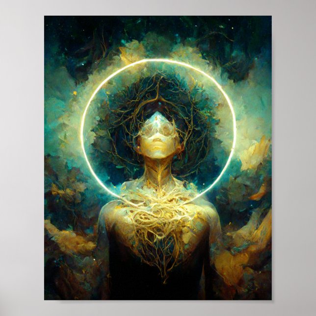 Gaia Ultima Fantasy Art Poster (Front)