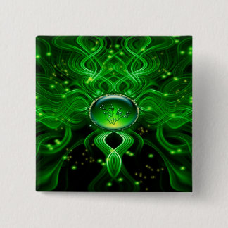 Gaia's Life Stream 15 Cm Square Badge