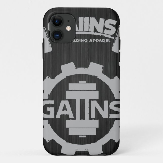 GAIINS BODYBUILDING APPAREL *NEW* IPHONE*CASE Case-Mate iPhone CASE (Back)