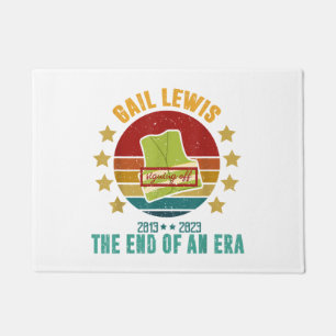 Gail Lewis, We Salute You, The End Of An Era Signi Doormat