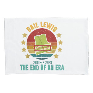 Gail Lewis, We Salute You, The End Of An Era Signi Pillowcase