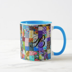 GAIL MUG MONOGRAM PATCHWORK-1