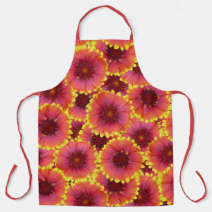 Gaillardia Seamless Pattern Apron