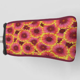 Gaillardia Seamless Pattern Golf Head Cover