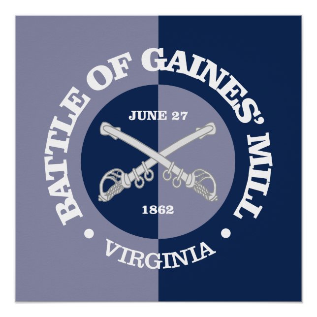 Gaines' Mill (B&G) Poster (Front)
