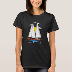 Gainesville Coastal Nautical Sailing Sailor Design T-Shirt