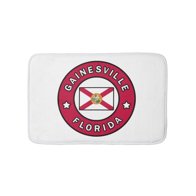 Gainesville Florida Bath Mat (Front)