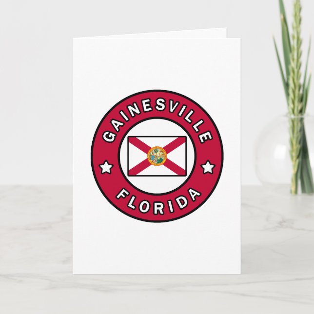 Gainesville Florida Card (Front)