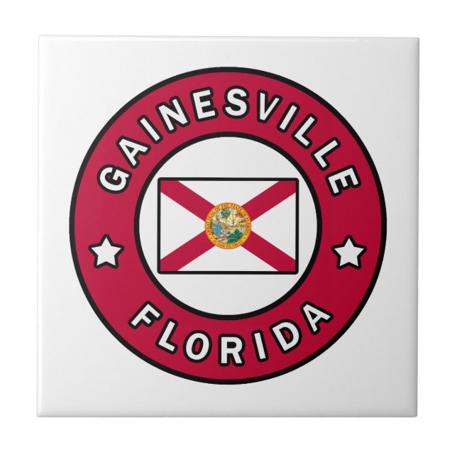 Gainesville Florida Ceramic Tile (Front)