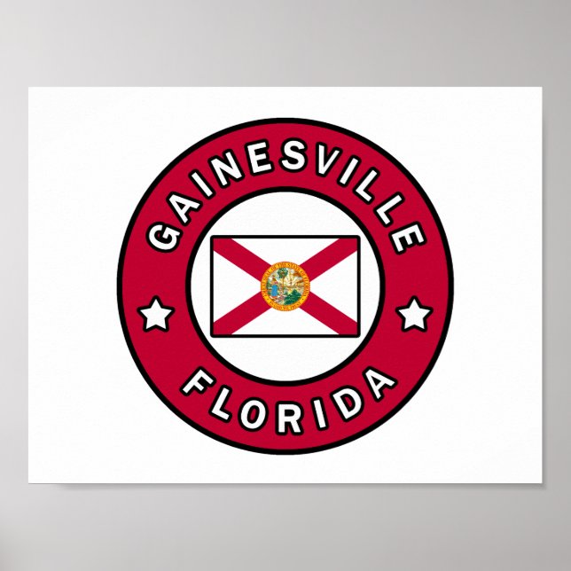 Gainesville Florida Poster (Front)