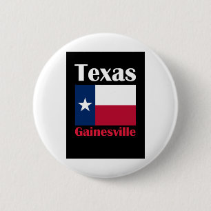 Gainesville TX 6 Cm Round Badge