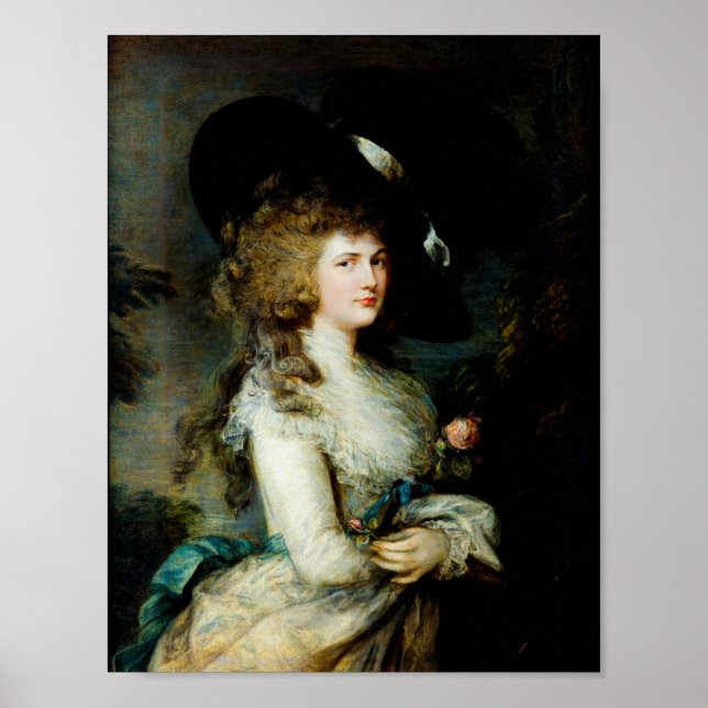 Gainsborough: Portrait of Georgiana Poster (Front)