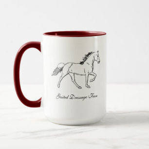 Gaited Dressage Fan Mug