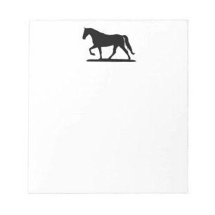 Gaited horse notepad