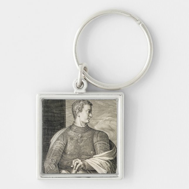 Gaius Caesar 'Caligula' (12-41 AD) Emperor of Rome Key Ring (Front)