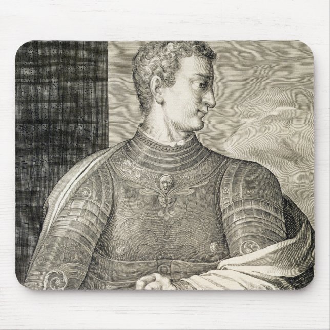 Gaius Caesar 'Caligula' (12-41 AD) Emperor of Rome Mouse Pad (Front)