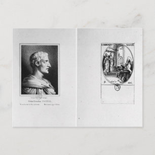 Gaius Cornelius Tacitus engraved by Julien Postcard