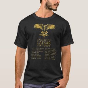 Gaius Iulius Caesar Iter Terrae Classical Latin S T-Shirt