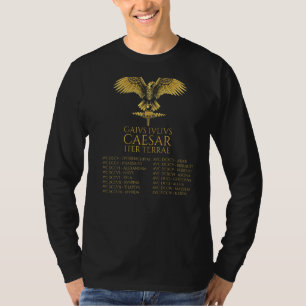 Gaius Iulius Caesar Iter Terrae Classical Latin S T-Shirt