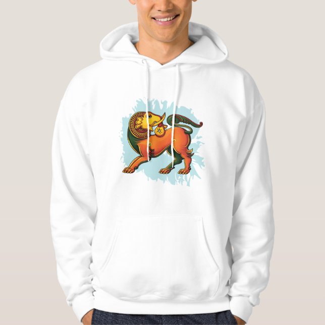 Gajasinha – Mythical Guardian of Strength Hoodie (Front)