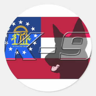 GAK9 CLASSIC ROUND STICKER