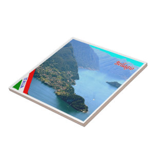 GAL016 BELLAGIO, Lake Como, Italy, Ceramic Tile