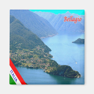 GAL016 BELLAGIO, Lake Como, Italy, Fridge Magnet