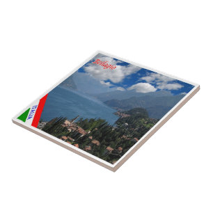 GAL017 BELLAGIO, Lake Como, Italy, Ceramic Tile