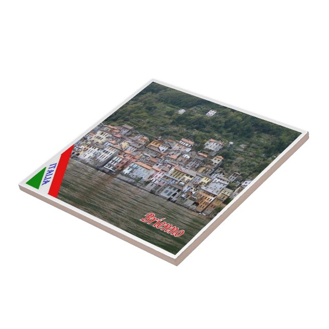 GAL021 BRIENNO, Lake Como, Italy, Ceramic Tile (Side)