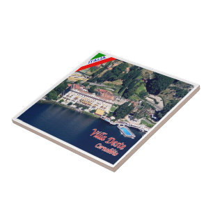GAL027 CERNOBBIO, Lake Como, Italy, Ceramic Tile