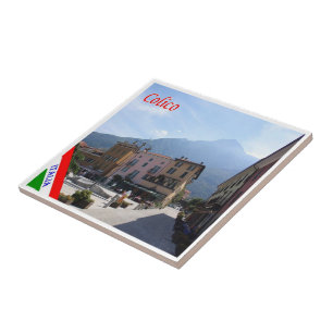 GAL033  COLICO, Lake Lecco, Italy, Ceramic Tile