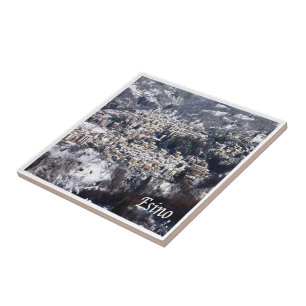 GAL037 ESINO, Lake Lecco, Italy, Ceramic Tile