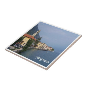 GAL041 GARGNANO Lake Garda, Italy, Ceramic Tile